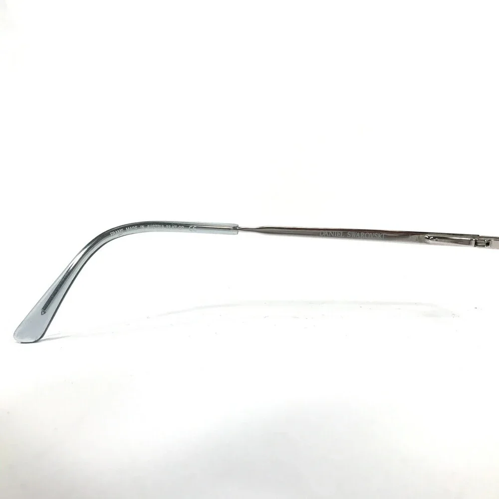 Daniel Swarovski Eyeglasses Frames 5122 700 6050 Silver Gold Plated 49-19-125